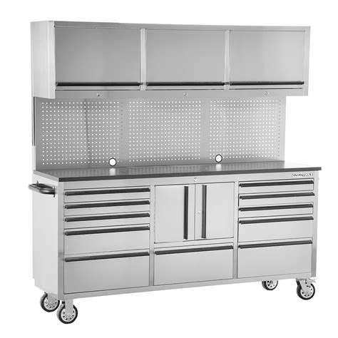 stainless steel garage cabinets for sale|rolling stainless steel shelves garage.